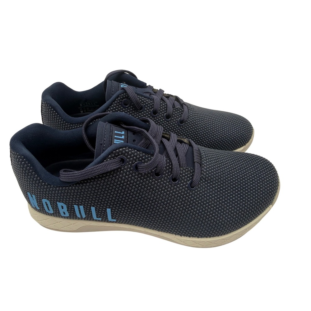 NOBULL SuperFabric Trainer Women 9 Navy Blue Excellent Cross Training Shoes